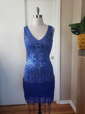 1920's Inspired Speakeasy Dress Size Medium!